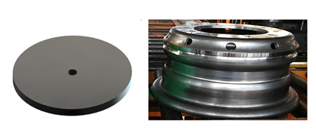 Single piece tubeless steel wheel manufacturing