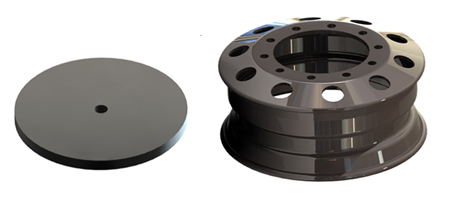 Custom-made single piece tubeless steel wheel manufacturing