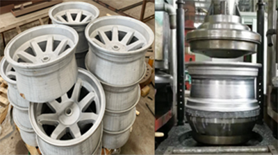 Forging and casting aluminum alloy wheels manufacturing
