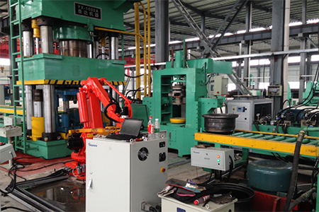 Single Piece Steel Wheel Production Line (without welding process)