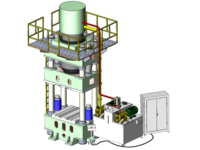 150 Ton 4 Four-Column Three-Beam Hydraulic Press Machine